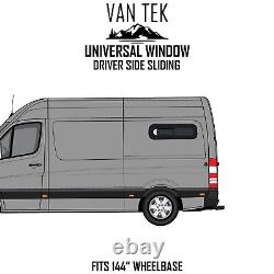 Mercedes Sprinter Driver Side HALF SLIDING Camper Van BUNK Window 800mm x 270mm