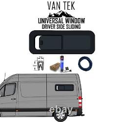 Mercedes Sprinter Driver Side Sliding BUNK Window 1000mm x 450m FIT KIT + U TRIM