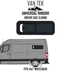 Mercedes Sprinter Driver Side Sliding BUNK Window 1000mm x 450m FIT KIT + U TRIM