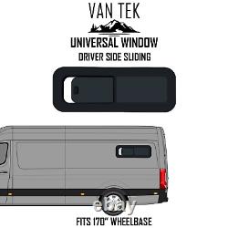 Mercedes Sprinter Driver Side Sliding BUNK Window 1000mm x 450m FIT KIT + U TRIM