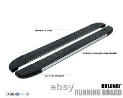 Mercedes Sprinter Mwb 2007-2018 Aluminum Side Steps Running Boards Nerf Bar 2pcs