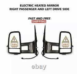 Mercedes Sprinter Side Mirror Long Arm manual Heated Left Right Pair 2007 2017