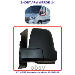 Mercedes Sprinter Wing Mirror Unit Short Arm Electric 2018-2021 LH