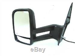 New Fits Left Driver Side View Mirror Long Arm Heated Power Signal MB Sprinter