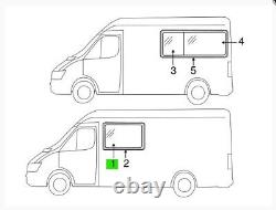 New OEM Mercedes LH Side Quarter Glass 2007-2018 Sprinter Van 144 WB 9066734409