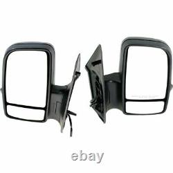 New Set of 2 Mirrors Driver & Passenger Side Heated for Mercedes Sprinter Pair