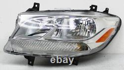 OEM Left Driver Side Halogen Headlamp For Mercedes-Benz Sprinter Chrome Flaw