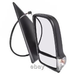 Pair Left+Right Side Door Mirror Power for 19-24 Mercedes/Freightliner Sprinter