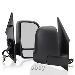 Pair Right+Left Side Heated Mirror For Mercedes Freightliner Sprinter 2019-2022