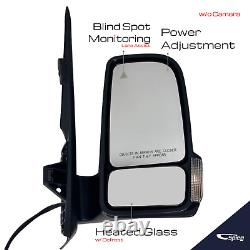 Pair Side Mirror for 2019-2024 Freightliner Mercedes Sprinter with BSM Heated