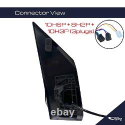 Pair Side Mirror for 2019-2024 Freightliner Mercedes Sprinter with BSM Heated