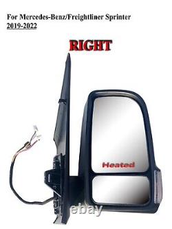 Passenger Right Side Door Mirror for Mercedes/Freightliner Sprinter2019-2022