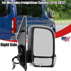 Power Door Mirror Passenger Side For Mercedes Freightliner Sprinter 2019-2022