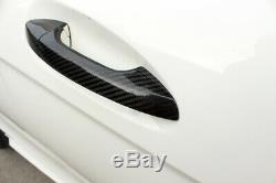 RHD Door Handle Cover Trim For Mercedes-Benz C/E/S Class GLC CLS Carbon Fiber