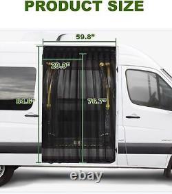 Rear+ Side Sliding Door Magnetic Sprinter Van Bug Fly Screen for Mercedes-Benz