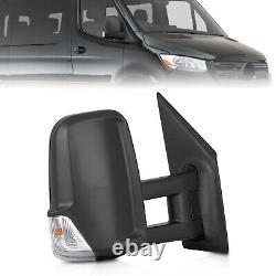 Rh Passenger Side Long Arm Mirror Extended For Mercedes Sprinter W907 2019-2023