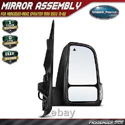 Right Textured Black Power Mirror with Heated for Mercedes-Benz Sprinter 1500