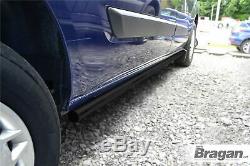 Side Bars BLACK For Mercedes Sprinter MWB 18+ Stainless Steel Van Steps Boards