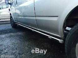 Side Bars For Mercedes Sprinter MWB 2006 2014 Polished Stainless Steel Skirts
