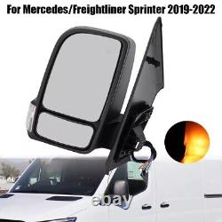 Side Mirror For 2019-22 Mercedes/Freightliner Sprinter Left Driver WithBlind Spot