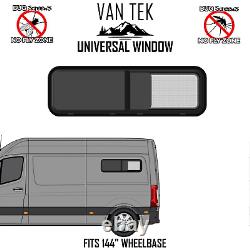 Sprinter 1033L Driver Side HALF Sliding Bunk Window 34 x 11? +FLY SCREEN