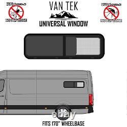 Sprinter 1033L Driver Side HALF Sliding Bunk Window 34 x 11? +FLY SCREEN