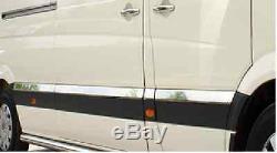 Sprinter Side Door Streamer 10 Pcs. Stainless Steel (Short Chassis) 2007+ BG013