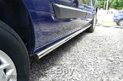 To Fit 04-14 SWB Mercedes Sprinter Van Polished Stainless Steel Side Bars Tubes