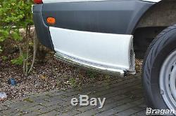 To Fit 06 14 L3 M LWB Mercedes Sprinter Stainless Steel Rear Of Wheel Side Bar