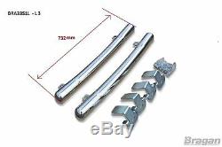 To Fit 14-18 L3 M LWB Mercedes Sprinter Stainless Steel Rear Of Wheel Side Bar