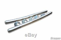 To Fit 14-18 L4 ELWB Mercedes Sprinter Stainless Steel Rear Of Wheel Side Bar