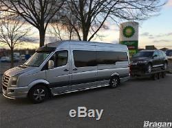 To Fit 2006 2014 Mercedes Sprinter MWB Steel Side Bars Steps Pads Tubes Skirts