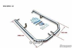 To Fit 2014-2018 L4 ELWB Mercedes Sprinter Stainless Steel Rear Side Corner Bar