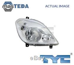 Tyc Right Headlight Headlamp 20-11813-15-2 G New Oe Replacement