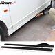 Universal 81 Inches Side Skirts Extension Splitter Carbon Fiber Cf