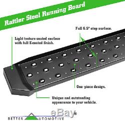 Utility Steel Running Board Side Step Nerf Bar for 10-19 Mercedes Benz Sprinter