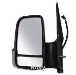 VW Crafter Side Mirror Manual Heated Short Arm Left Right Pair 2007-2017