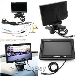 Vehicle DVR Camera Recorder Kit + 7 Display + 4x Front Rear Side Backup Camera