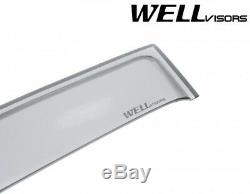 WellVisors For 10-17 Mercedes Benz Sprinter Side Window Vents Visors Deflectors