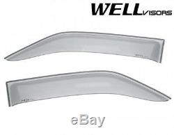 WellVisors SMOKE TINTED Side Vent Window Visors For 10-17 Mercedes Benz Sprinter