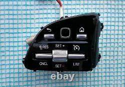 18-21 Mercedes A220 C300 E300 G550 Control Button Switches Set/pair Noir/chrome