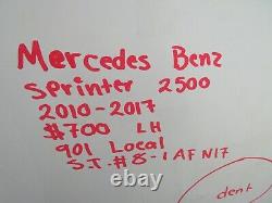 2010 2013 2014 2016 2016 2017 Mercedes Benz Sprinter 2500 Côté Gauche Porte Arrière Shell