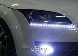 6000k Blanc 12 Côté Glow Audi A5 R8 Style 15-smd Bandes Led Lumières Phares