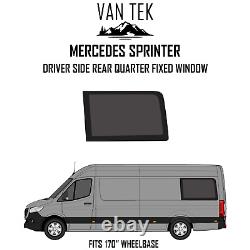 Fenêtre arrière quart solide côté conducteur Mercedes Sprinter 170 2018-2023