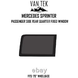 Fenêtre arrière quart solide côté passager Mercedes Sprinter 170 2007-2018