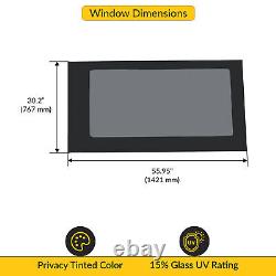 Fenêtre en verre Brixwell 1420 mm x 767 mm pour Mercedes Sprinter, côté conducteur