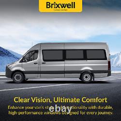 Fenêtre en verre Brixwell 1420 mm x 767 mm pour Mercedes Sprinter, côté conducteur