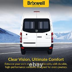 Fenêtre en verre Brixwell 818 mm x 797 mm pour Mercedes Sprinter, côté conducteur arrière