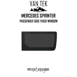 Mercedes Sprinter 170 Base de roue côté passager Fenêtre solide 2018 2023