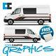 Mercedes Sprinter Campervan Côté Tribal Camper Stripe Graphics Décals